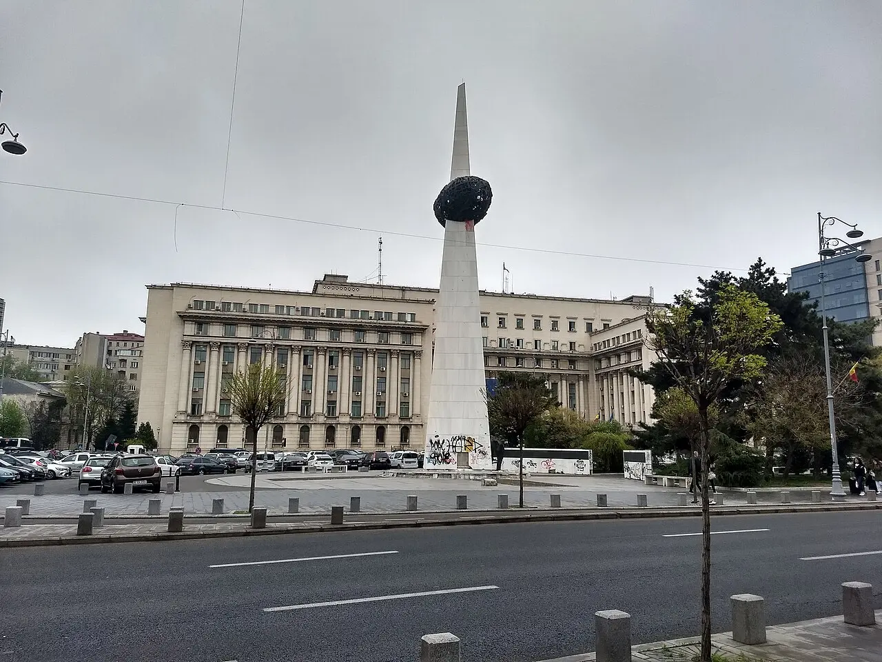 Revolution Square in Bucharest, site of the 1989 revolution
